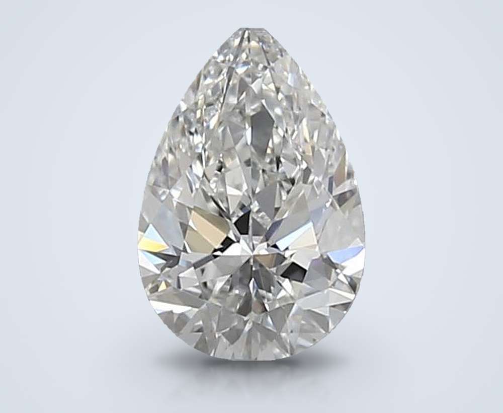 0.41 Carat Pear Natural Diamond
