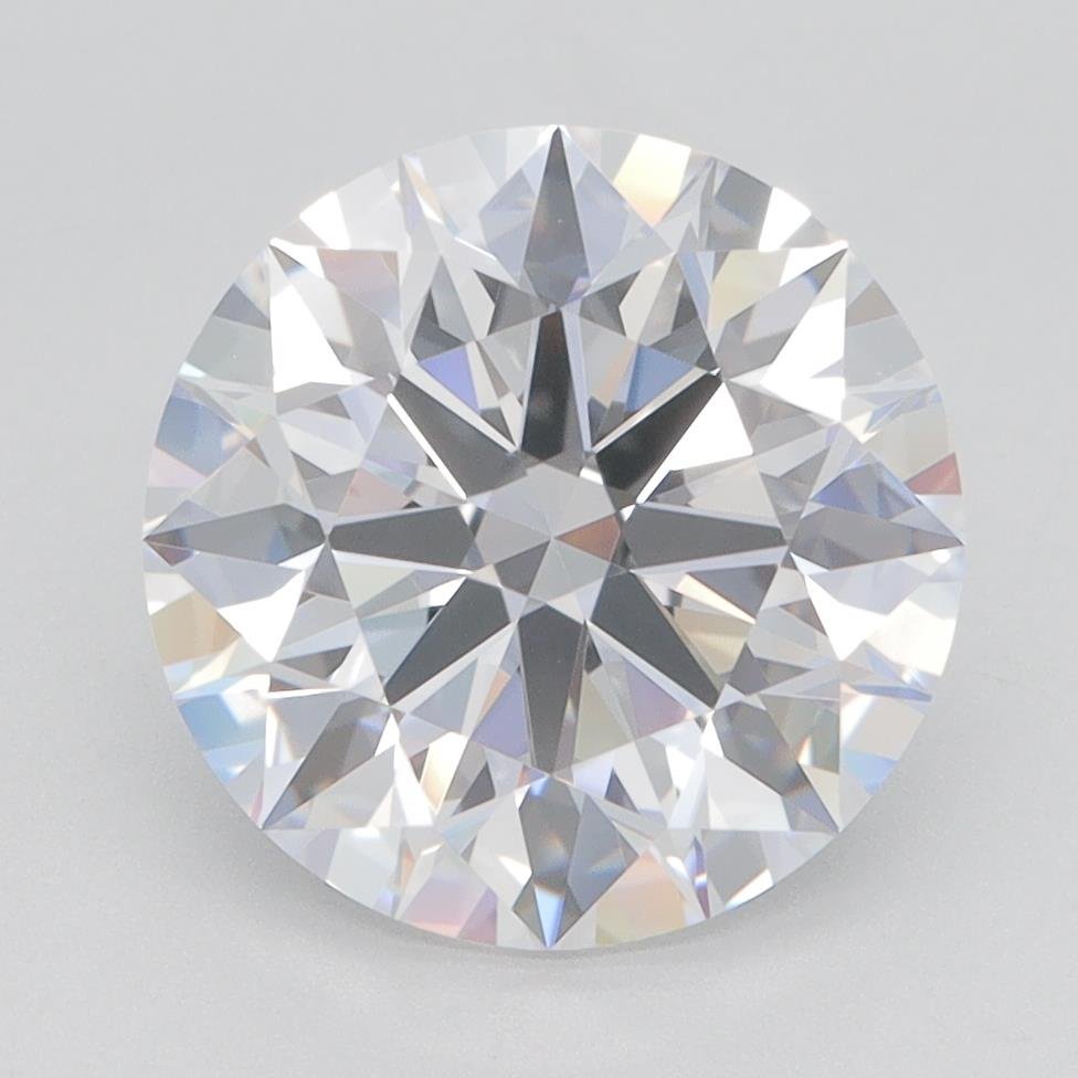 3.59ct D VVS2 Rare Carat Ideal Cut Round Lab Grown Diamond