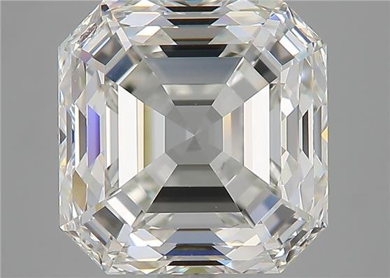 4.01ct H VVS1 Rare Carat Ideal Cut Asscher Diamond