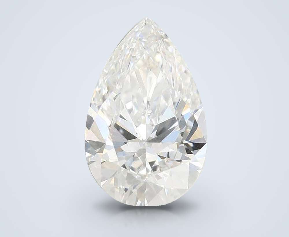 2.00 Carat Pear Lab Diamond