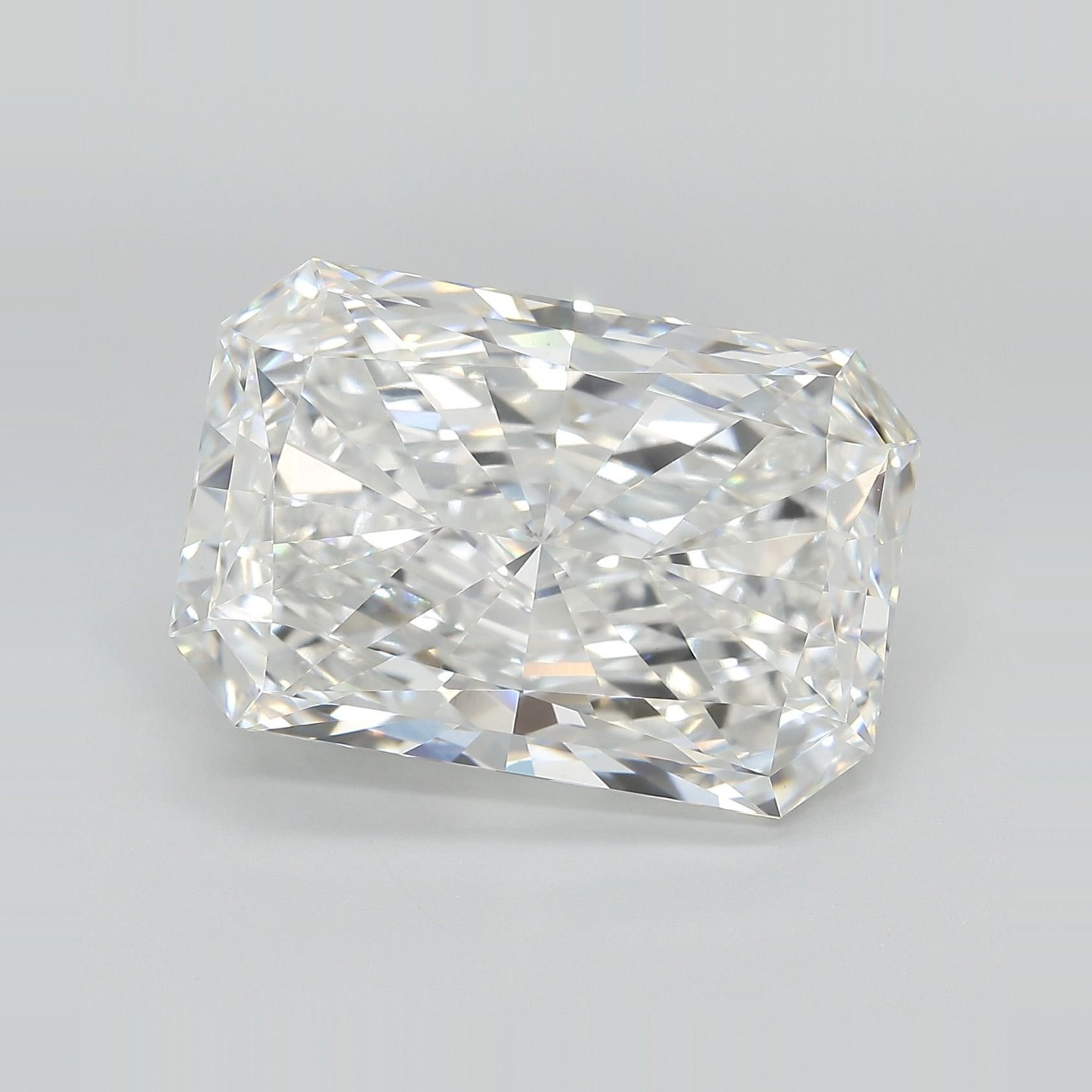 13.39ct F VVS2 Rare Carat Ideal Cut Radiant Lab Grown Diamond