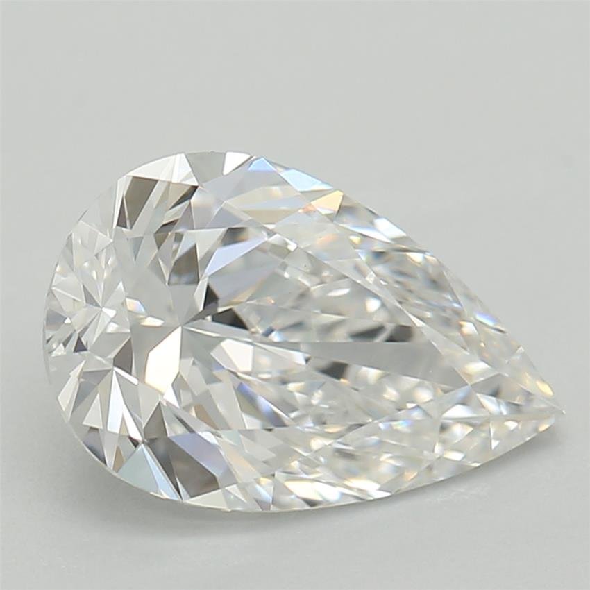 1.09ct D VVS2 Rare Carat Ideal Cut Pear Lab Grown Diamond