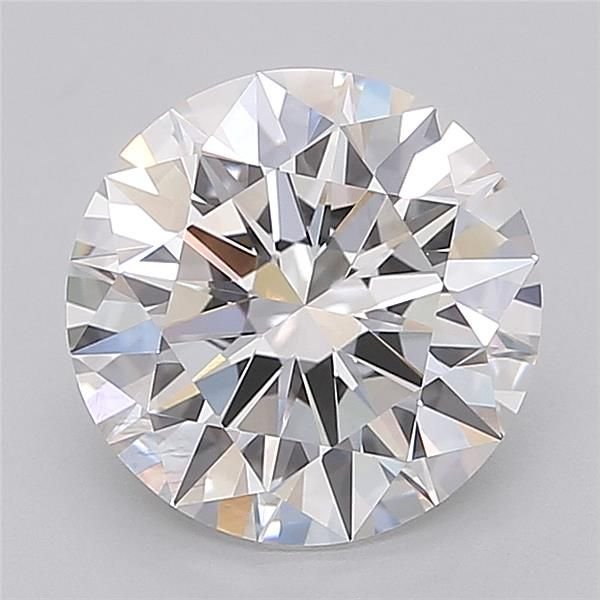 3.04ct F VS1 Rare Carat Ideal Cut Round Lab Grown Diamond