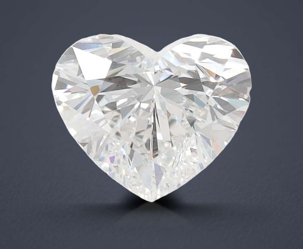 1.50 Carat Heart Lab Diamond