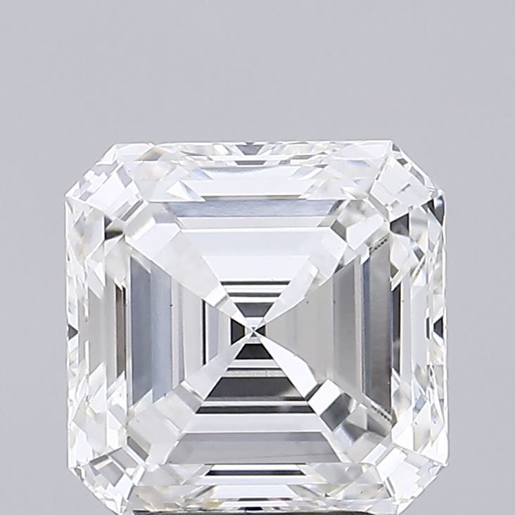 3.32ct G VS1 Very Good Cut Asscher Lab Grown Diamond