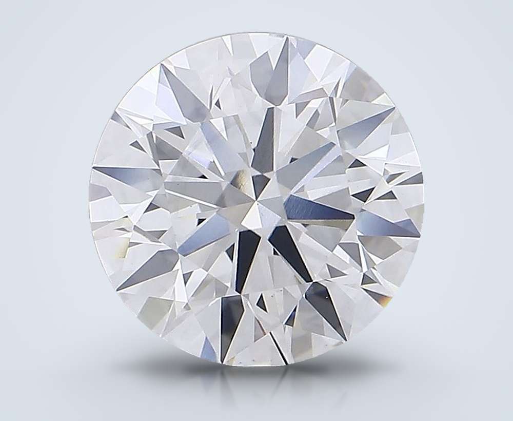 6.77 Carat Round Lab Diamond