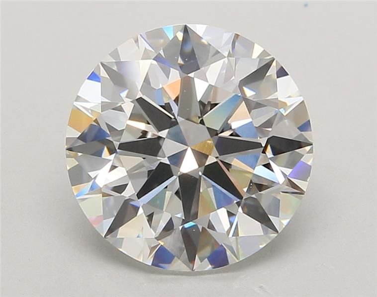 5.01ct G VVS2 Rare Carat Ideal Cut Round Lab Grown Diamond