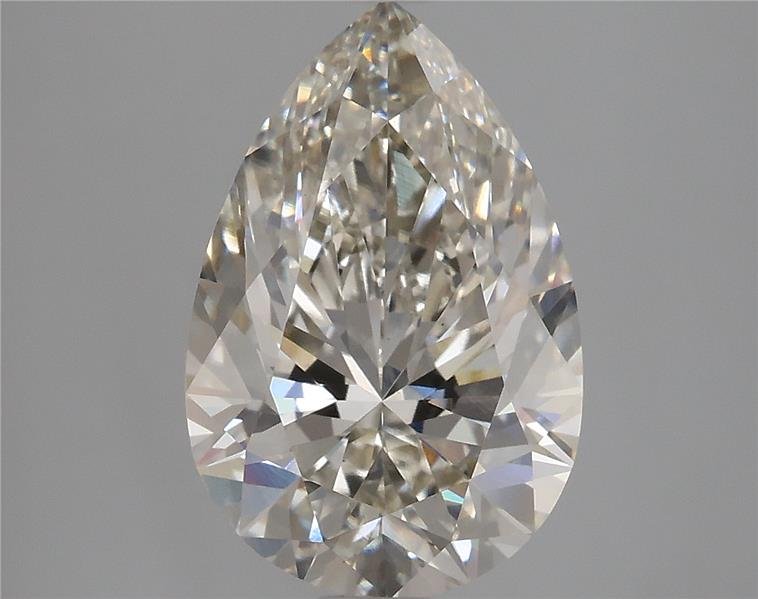 2.45ct H VS1 Rare Carat Ideal Cut Pear Lab Grown Diamond