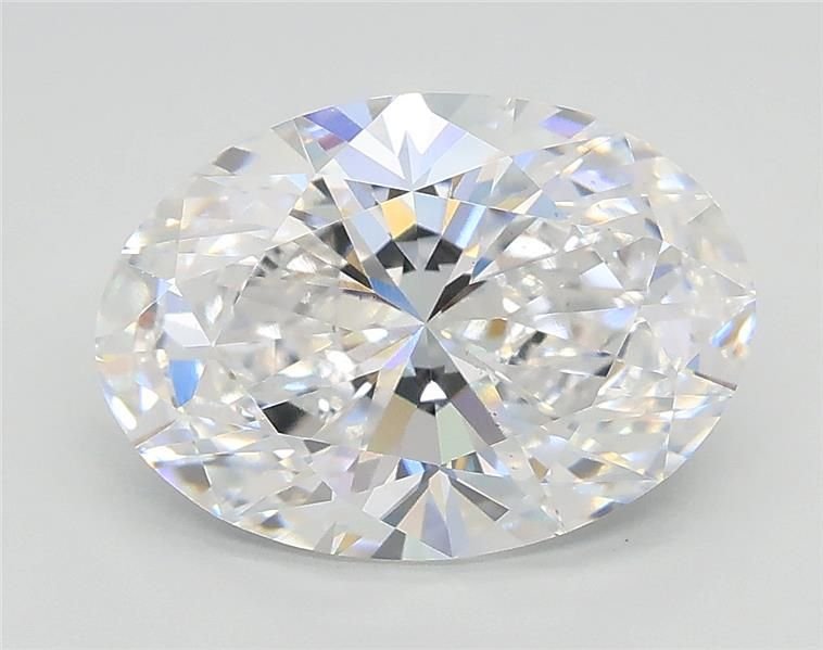 2.51ct D VS2 Rare Carat Ideal Cut Oval Lab Grown Diamond