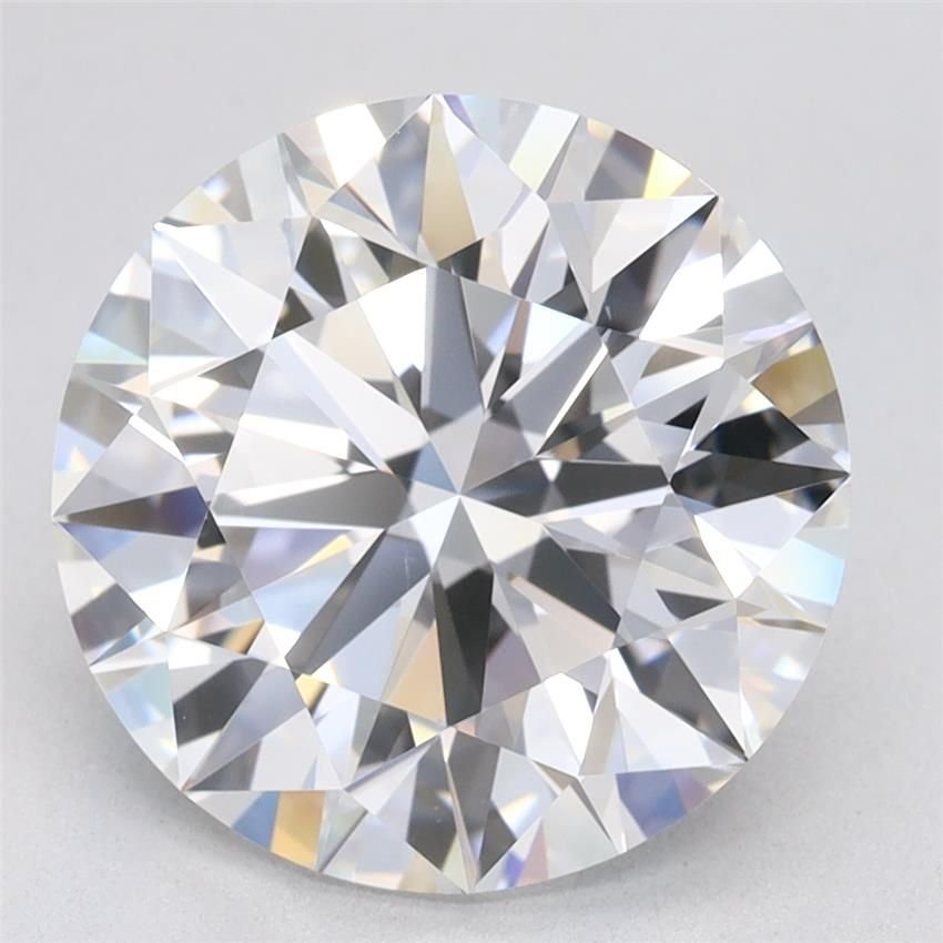 4.05ct E VVS2 Rare Carat Ideal Cut Round Lab Grown Diamond