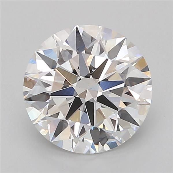 3.02ct F VS2 Rare Carat Ideal Cut Round Lab Grown Diamond