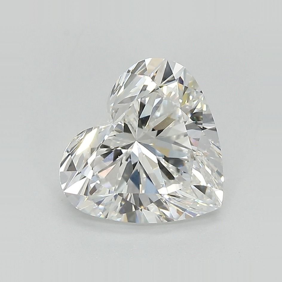 2.76ct F VVS2 Rare Carat Ideal Cut Heart Lab Grown Diamond