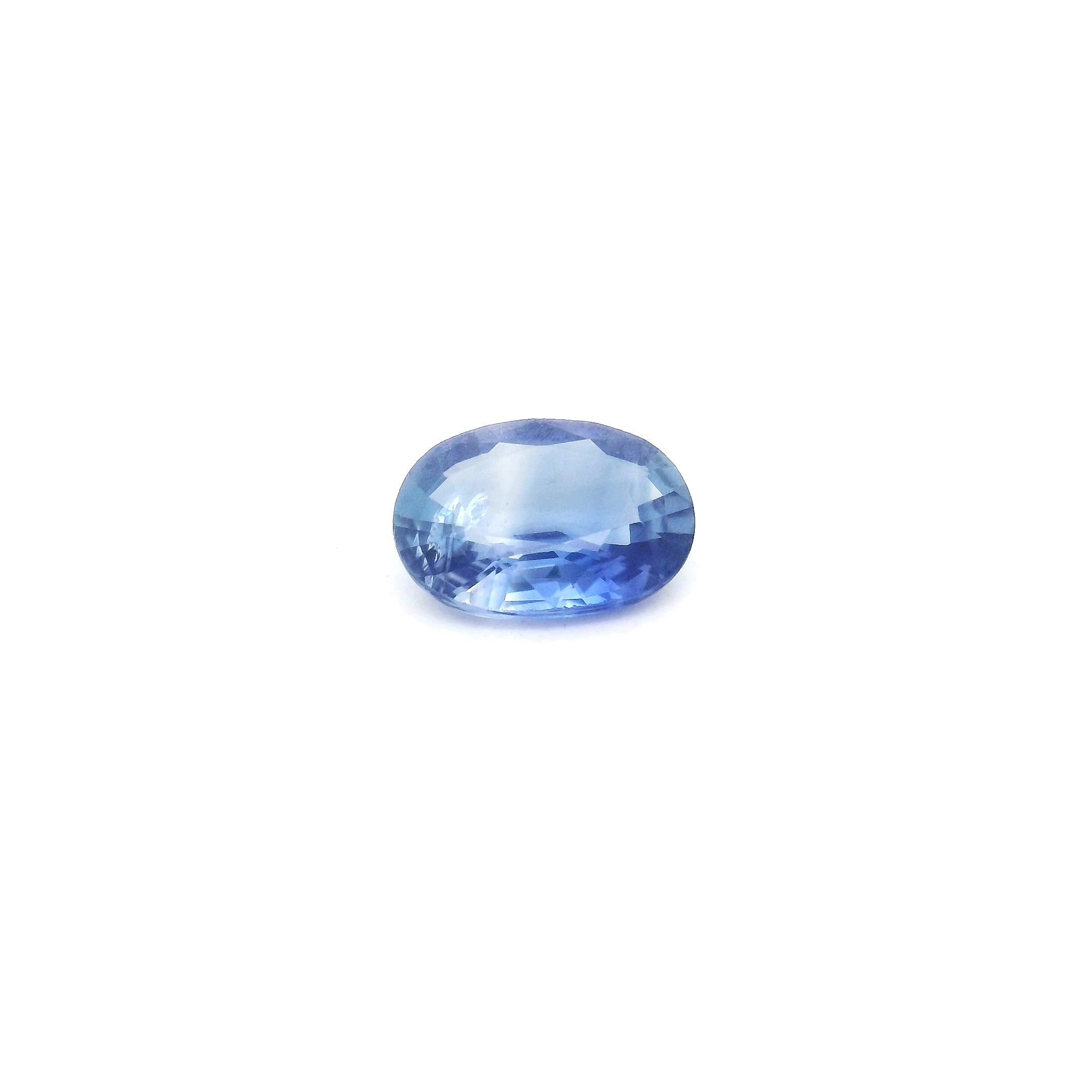 0.84 Carat Blue Oval Sapphire