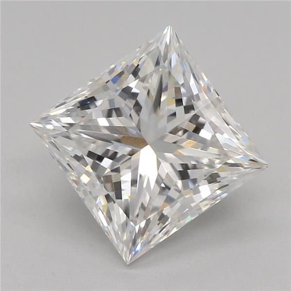 2.02ct E VS1 Rare Carat Ideal Cut Princess Lab Grown Diamond