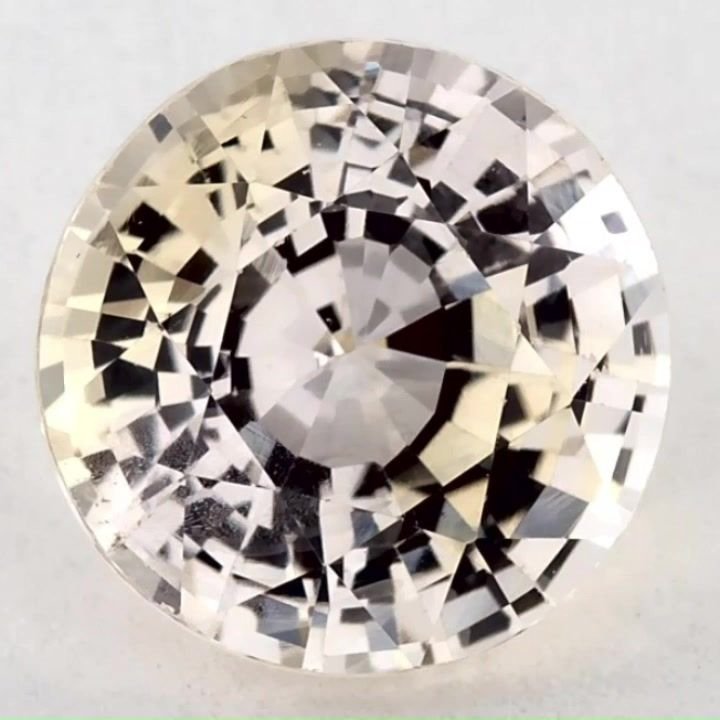 2.97 Carat Pink Round Sapphire