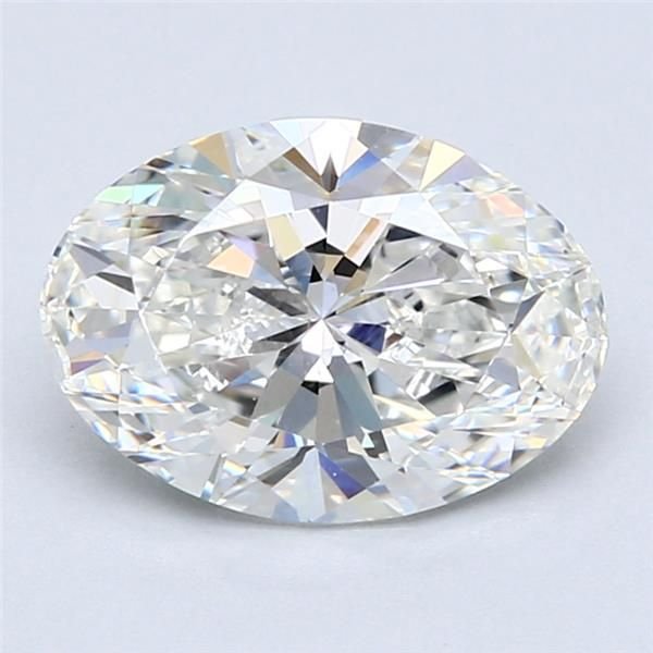 2.51ct G VS2 Rare Carat Ideal Cut Oval Diamond