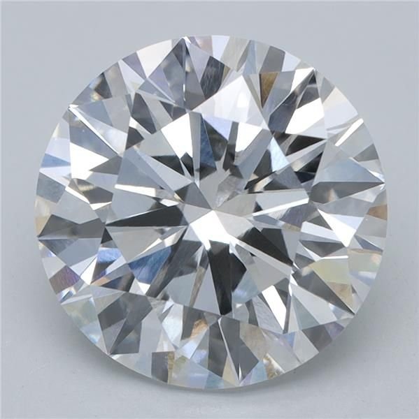 3.95ct F VVS1 Very Good Cut Round Lab Grown Diamond