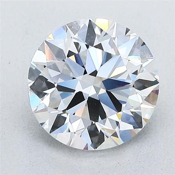 2.01ct E VVS2 Rare Carat Ideal Cut Round Diamond