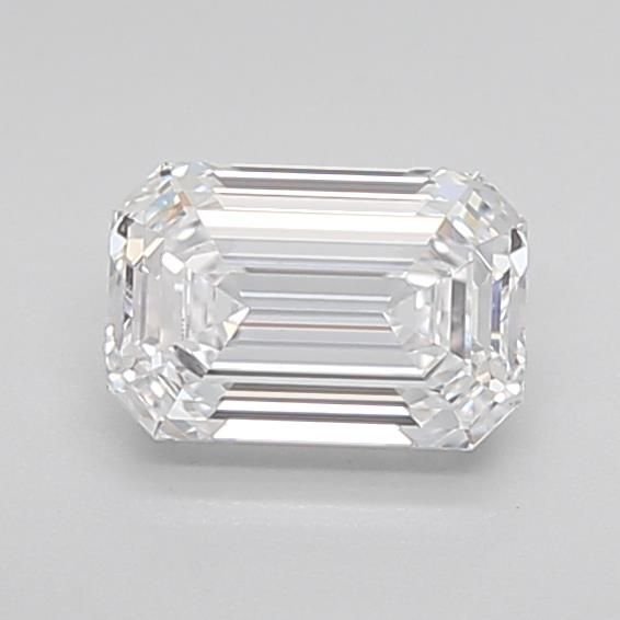 1.01ct D VVS2 Rare Carat Ideal Cut Emerald Lab Grown Diamond