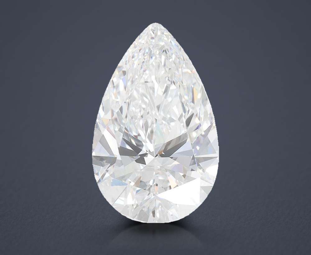 3.54 Carat Pear Lab Diamond