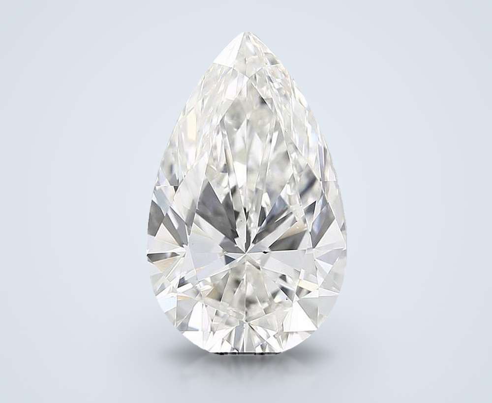 6.77 Carat Pear Lab Diamond