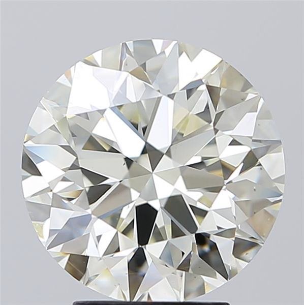 4.05ct J VS2 Excellent Cut Round Diamond