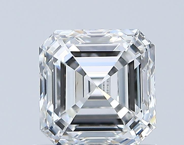 1.04ct F VS1 Rare Carat Ideal Cut Asscher Lab Grown Diamond