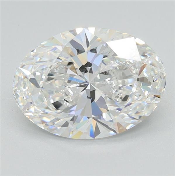2.00ct D VS1 Rare Carat Ideal Cut Oval Lab Grown Diamond