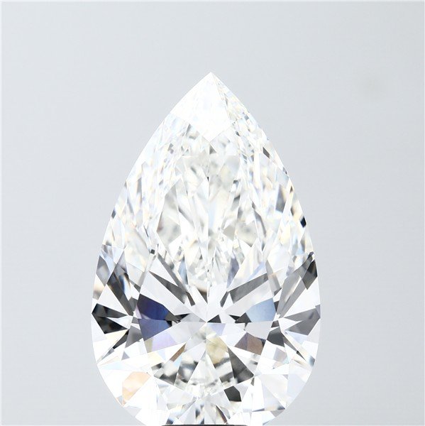 14.08ct F VVS2 Rare Carat Ideal Cut Pear Lab Grown Diamond