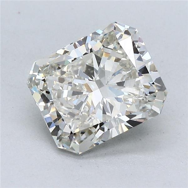 3.25ct J VS1 Rare Carat Ideal Cut Radiant Lab Grown Diamond