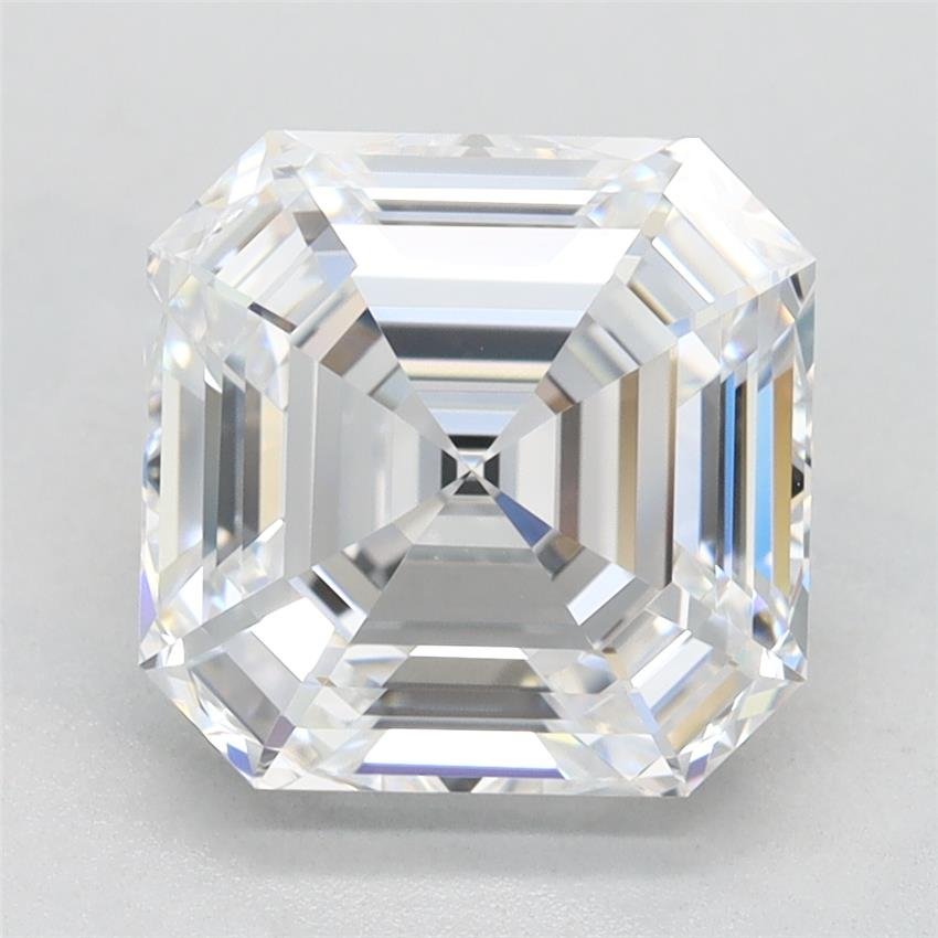 3.13ct D VVS2 Rare Carat Ideal Cut Asscher Lab Grown Diamond