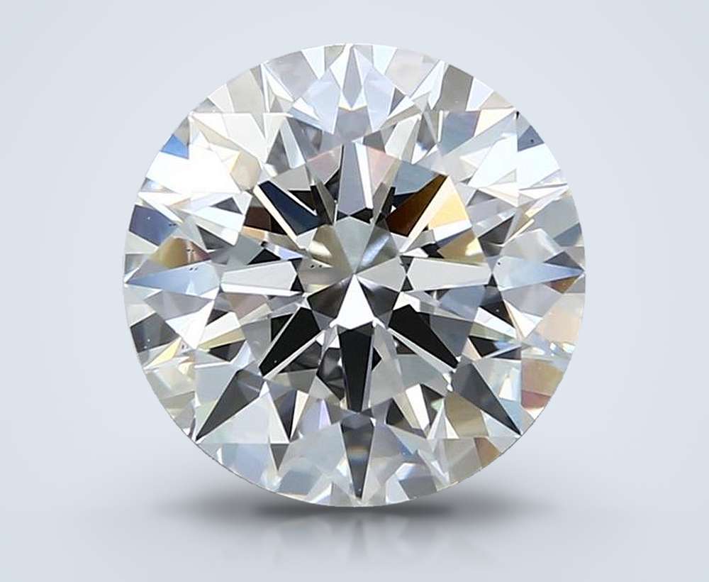 4.04 Carat Round Lab Diamond