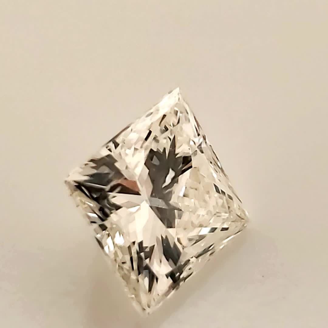 1.13ct J SI2 Very Good Cut Princess Diamond