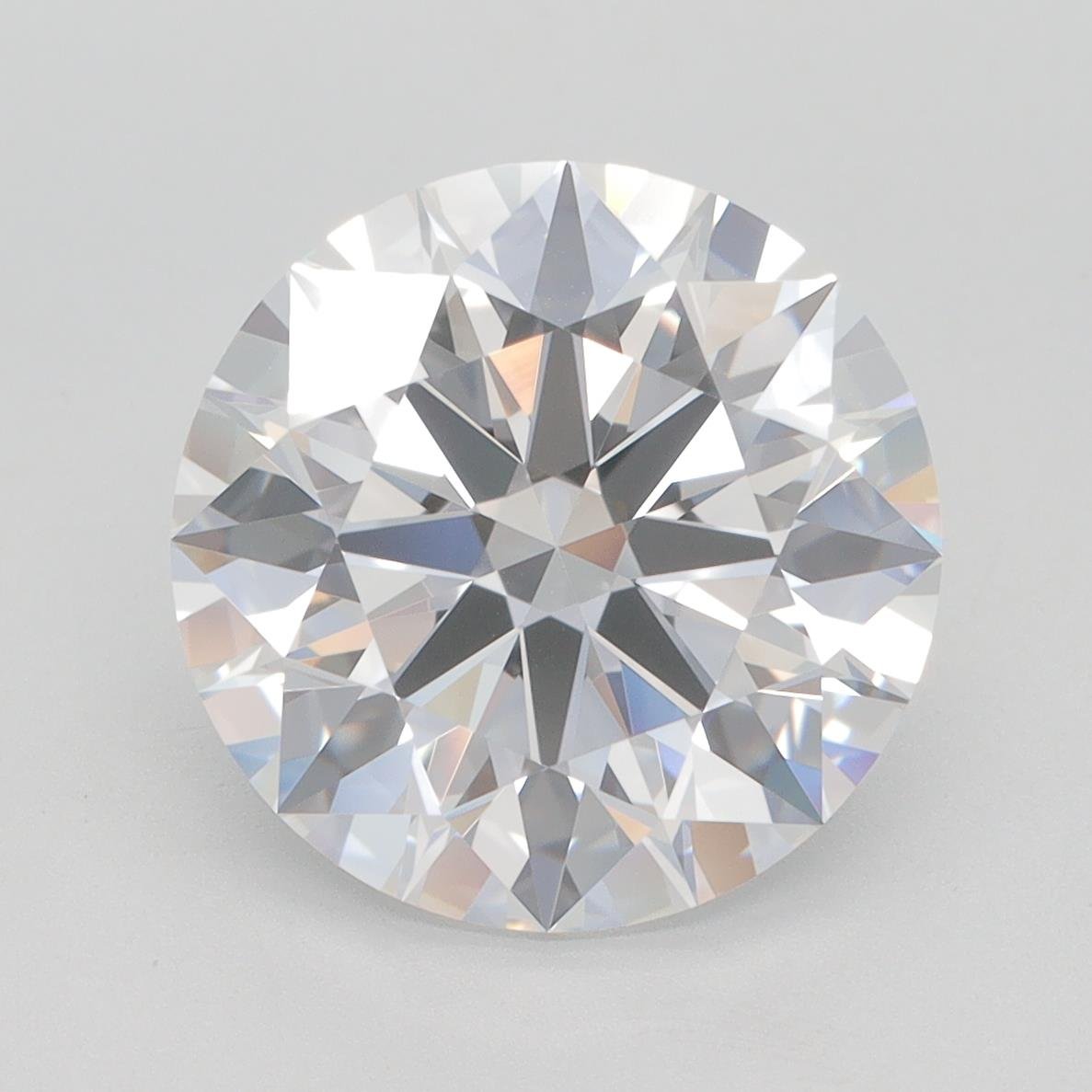 5.04ct E VVS2 Rare Carat Ideal Cut Round Lab Grown Diamond