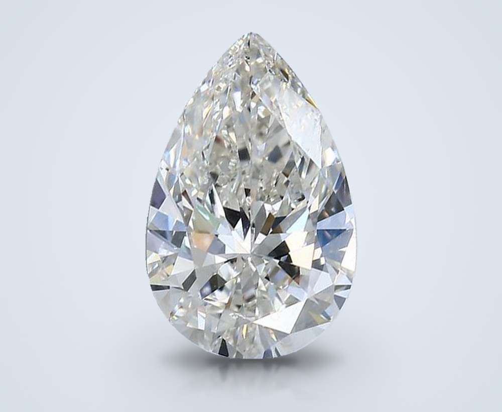 2.50 Carat Pear Natural Diamond