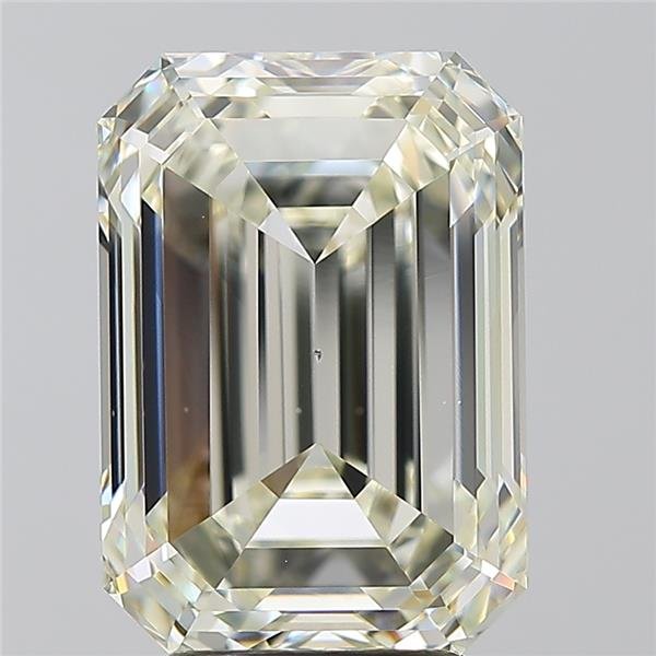 5.23ct J VS2 Rare Carat Ideal Cut Emerald Diamond