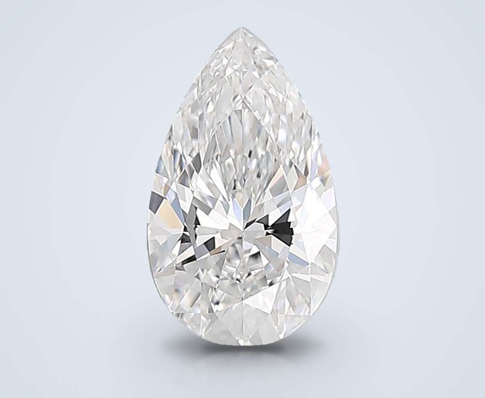 2.90 Carat Pear Lab Diamond