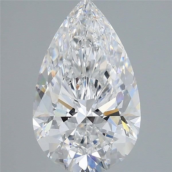 3.00 Carat Pear Lab Diamond