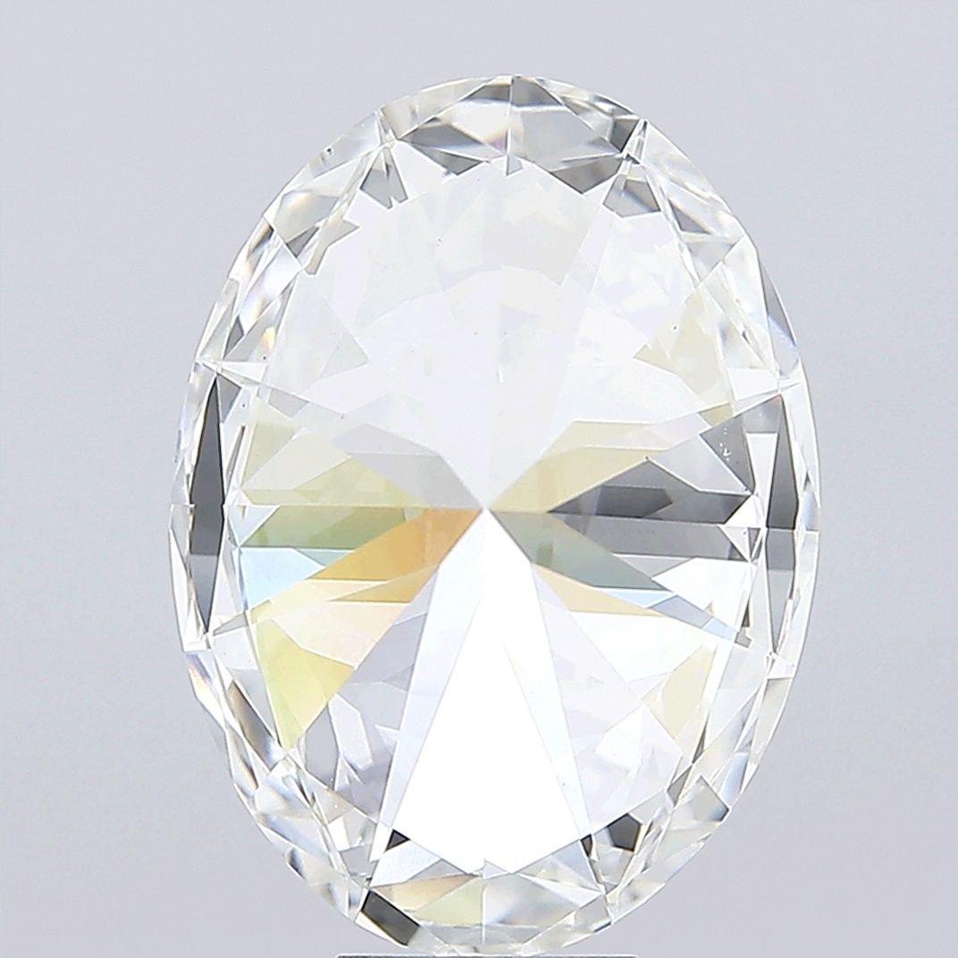 11.09ct F VS1 Rare Carat Ideal Cut Oval Lab Grown Diamond