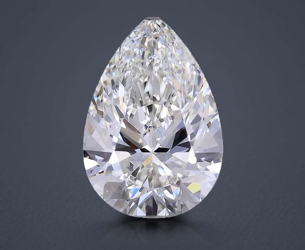 0.50 Carat Pear Natural Diamond
