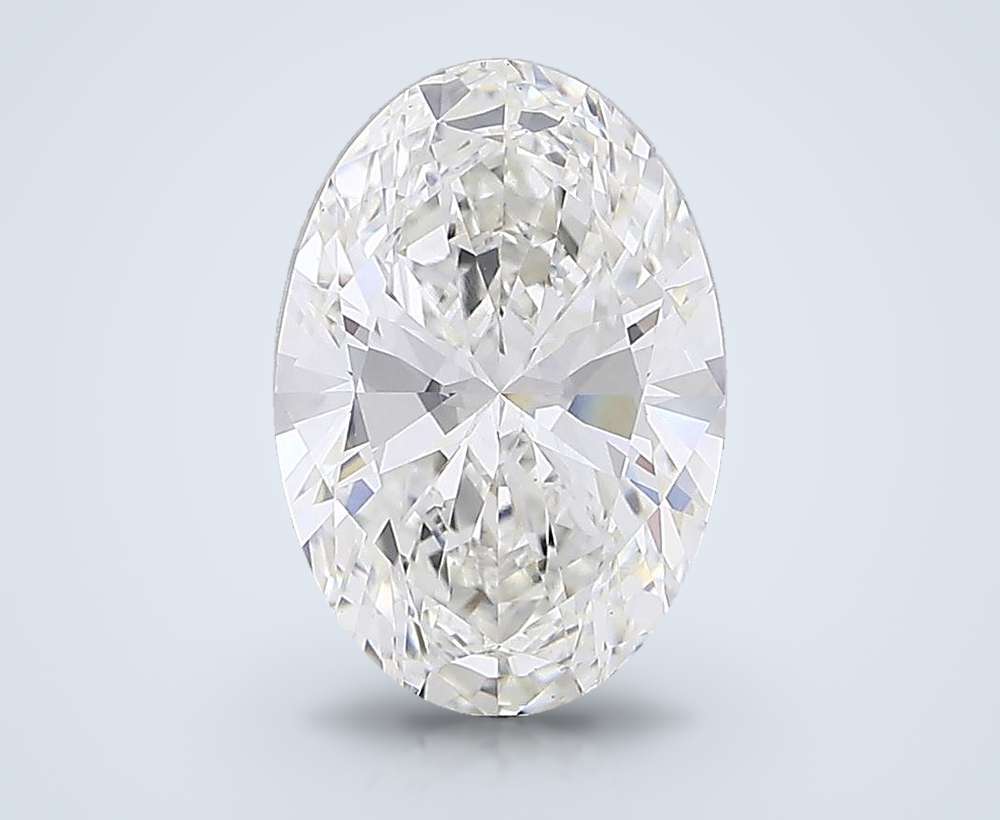 7.52 Carat Oval Lab Diamond