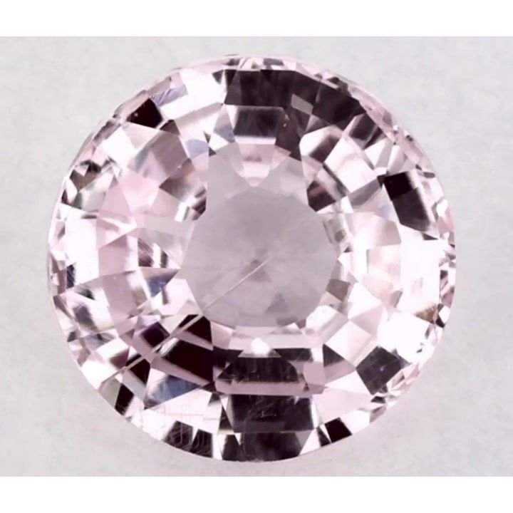 1.29 Carat Pink Round Sapphire