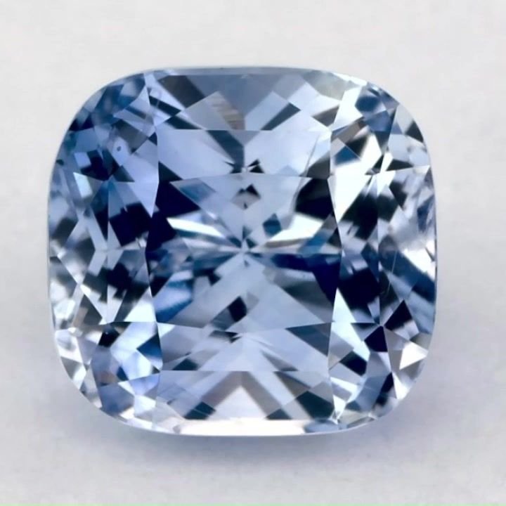 3.04 Carat Blue Cushion Sapphire