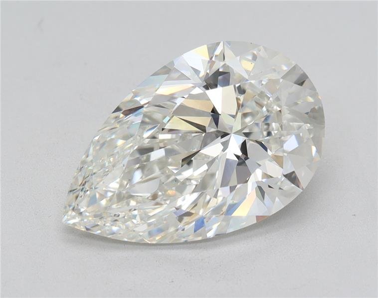 3.01ct G VS1 Rare Carat Ideal Cut Pear Lab Grown Diamond