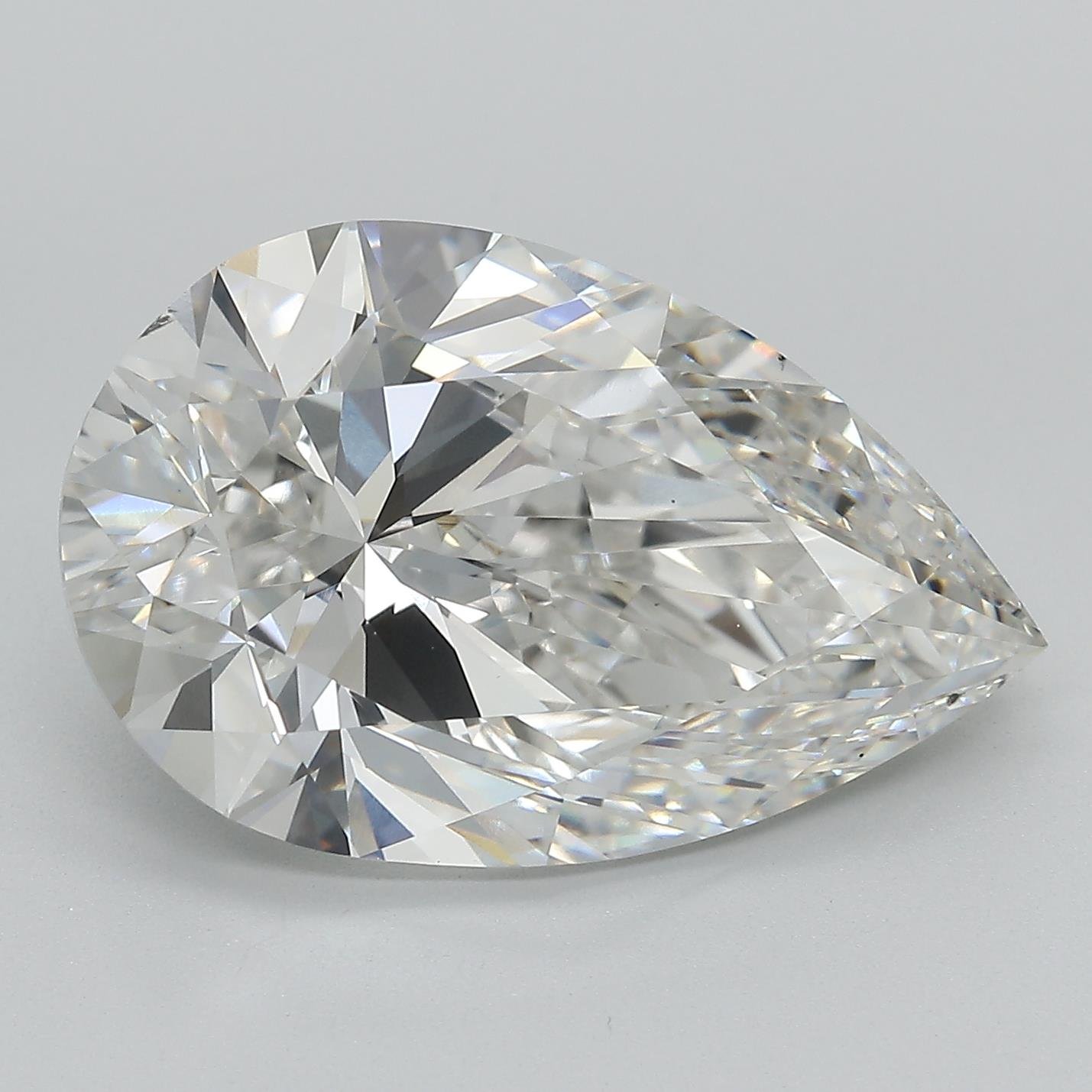 10.01ct G VS2 Rare Carat Ideal Cut Pear Lab Grown Diamond