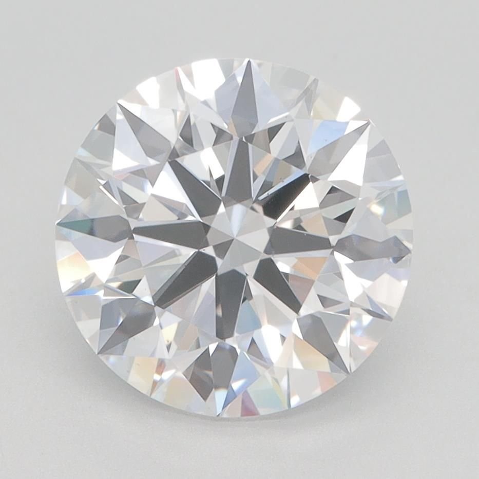 3.00ct D VS2 Rare Carat Ideal Cut Round Lab Grown Diamond