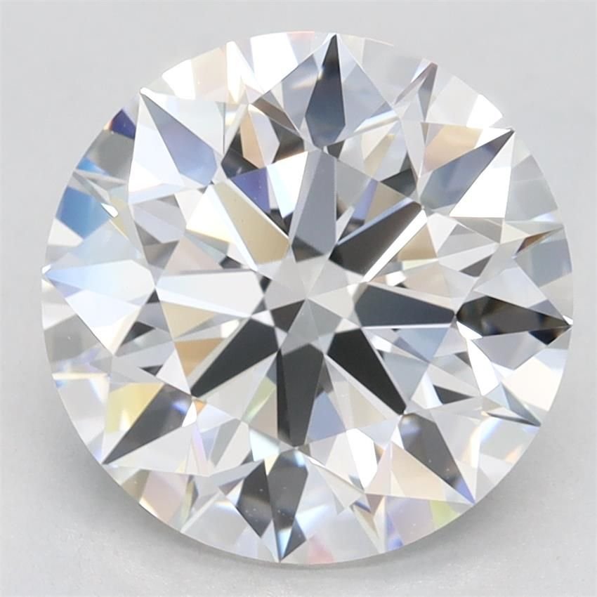 3.23ct D VVS1 Rare Carat Ideal Cut Round Lab Grown Diamond
