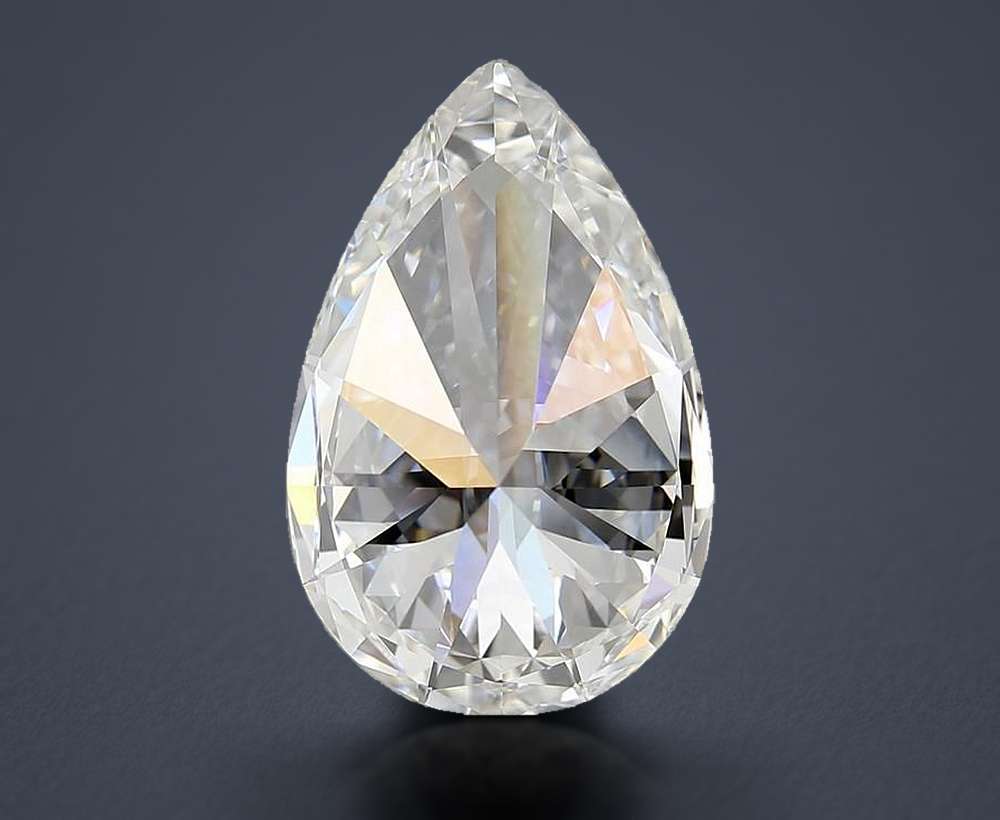 8.00 Carat Pear Lab Diamond