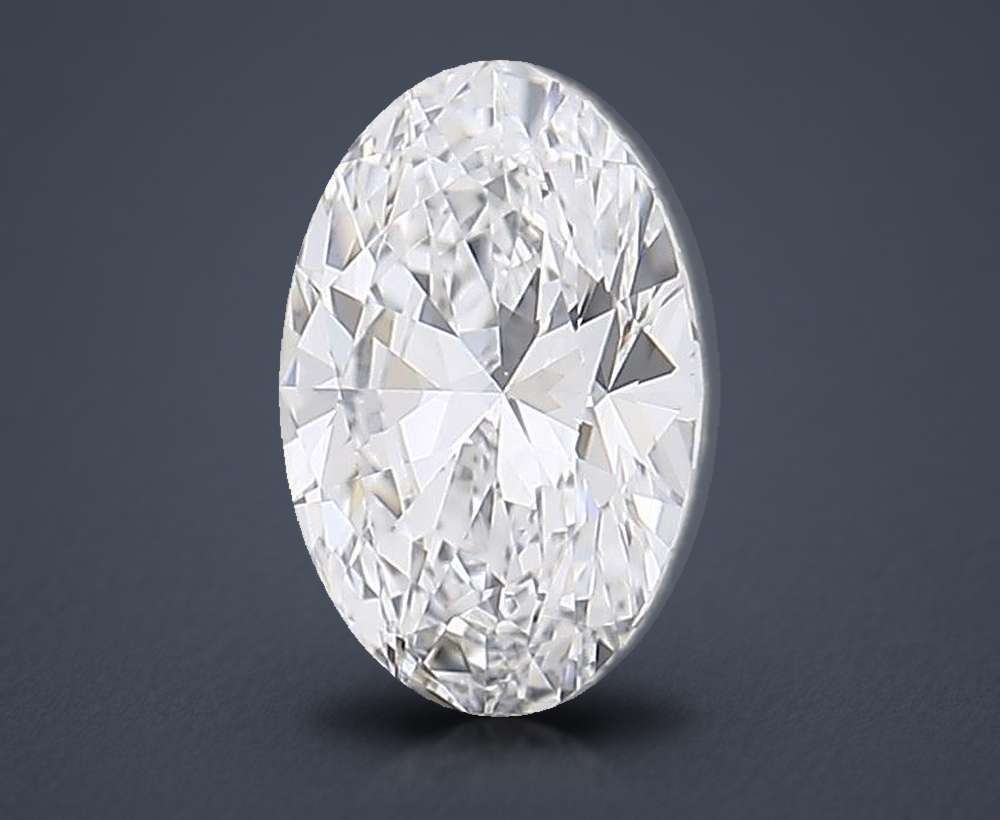 0.70 Carat Oval Lab Diamond