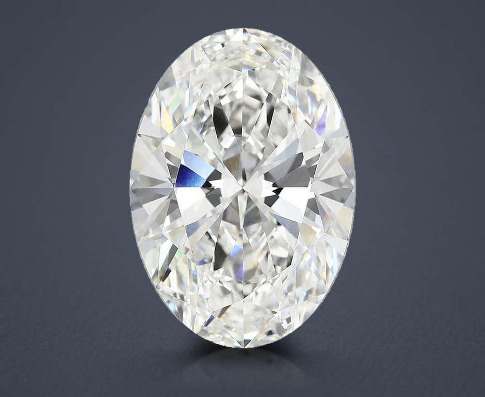 9.99 Carat Oval Lab Diamond